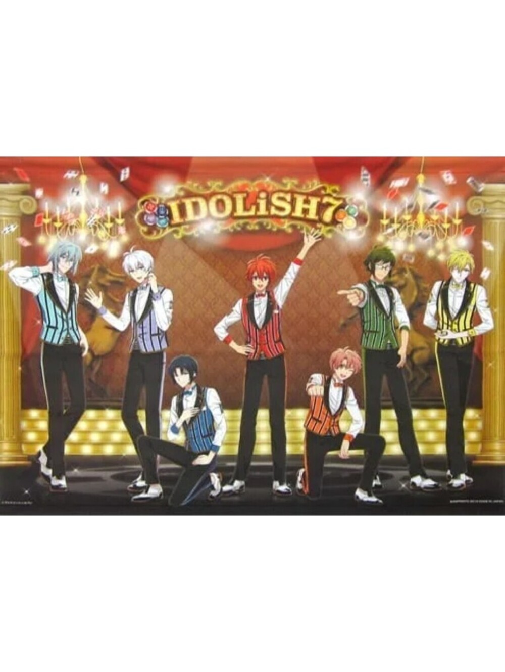 IDOLiSH7 Tapestry Ichiban Kuji Idolish Seven 12 Dealer Show! Prize A 23x18" NEW